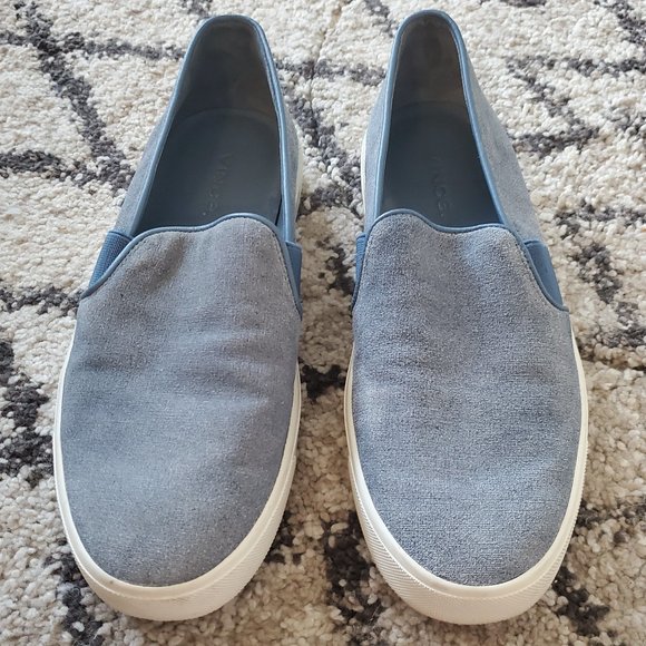 VINCE Blair-12 Embossed Suede Slip-on Sneakers 6 - Picture 4 of 10